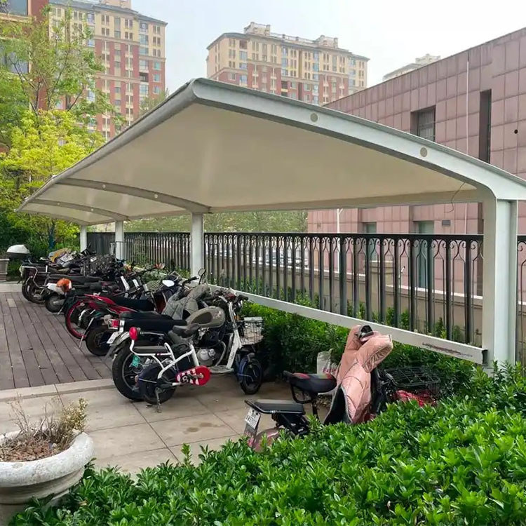 道孚县膜结构电动车棚